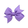 20 couleurs INS bébé enfant Clippers Bow Hairpins Bows ruban cheveux poignées solides petites filles Barrettes enfants Accessoires cheveux gros