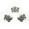 Lot 100 pièces papillon Antique argent breloques pendentifs résultats de bijoux à bricoler soi-même pour la fabrication de bijoux Bracelet collier boucles d'oreilles 21*25mm