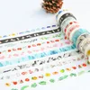 2016 7m * 15mm DIY Vintage Decoratieve Plakband Bloem Masking Washi Tape voor Woondecoratie Dagboek Snelle verzending