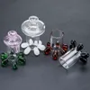 Smoking Accessories Glass Stander for CarbCap Universal Glass Carb Cap Dome for Quartz Banger Nails Water Pipes Dab Oil Rigs