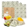 3 pz/set Cera D'api Wrap Riciclabile Cera D'api Cibo Mantenere Fresco Involucri Sandwich Frutta Verdura Storage Wrapper