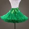 Vita korta petticoats för bröllop kvinna flicka underskirt fluffig pettycoat 45 cm