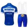 2019 Nytt QUICK STEP Team cykeljersey gel pad cykelshorts set MTB SOBYCLE Ropa Ciclismo herr proffs sommarcykling Maillot wear