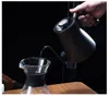 Ручной кофейной горшок с водой бутылки бытовой наушниками мини-костюм чайник из нержавеющей стали капельницы термометр длинно устье тонкостей
