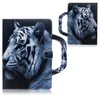 Colorful Painting Tablet PC Cases for iPad 10.2 7th 8th Generation Mini 5/4 Air 3/2/1 Pro 11 10.5 9.7 inch Samsung Galaxy Tab P200 P610 T500 T590 Handbag Style Flip Stand Cover