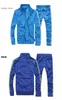 Marke Männer Sportswear Sets Laufen Sport Fitness Trainingsanzug Männlichen Zwei Stücke Sweatshirt + Jogginghose Gym Kleidung Trainingspak Mannen