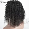 VMAE 100％未処理のマレーシアのバージンヘア自然な黒の弾性バンドの髪のネクタイ描画3A 3B 3C変態巻き毛の髪Ponytail