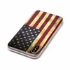 Retro USA Flag Soft IMD TPU Cases For Iphone 15 14 Plus Pro 13 12 11 XR XS MAX X 7 6 Samsung S23 Note 20 Ultra Vintage Old United States of America Flags Phone Back Cover