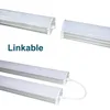 T20 LED المساعدة متجر ضوء 4FT 45W 6500K السوبر مشرق 4800 لومينز متجمد 4 "يوميات LED ملفوف متجر ضوء ورشة كراج