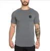 siłownie odzież koszulki z krótkim rękawem przedłużyć hip hop street tshirt mens fitness shirt kulturystyka silm fit mężczyźni lato slim top tees zbroja quick dry diamond supply tank