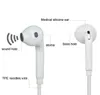 S6 S7 Fone de ouvido Fones de ouvido J5 Fones de ouvido iPhone 6 6s Fone de ouvido para Jack In Ear com fio com controle de volume do microfone 35mm branco com 9495222