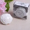 Tvålblomma Party Favor ons Souvenir Rose Petal Soap Valentine Konstgjord med Box Set Wed Guest Favorit