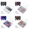 10Pcs Starry Sky Nail Foils Holographic Transfer Water Decals Nail Art Stickers 4*120cm DIY Image Nail Tips Decorations Tools RRA2039