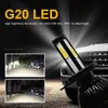 G20 bil strålkastare Auto 12V 24V H7 LED H4 glödlampa 40W 6000K 4000LM LED H11 9005 9006 9007 H13 LED-lastlökar