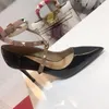 Hot Sale-Women High Heels Party Fashion Shoes Dance Bröllop Skor Ankelband Sandaler Kvinnor Stud Sandaler