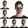 День независимость 3D пыл мод напечатаны лед шелковой ткани можно стирать лицо MAS Универсальных для мужчин и женщины Американского флага маски Бесплатной доставки