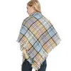 All'ingrosso- Autunno inverno nuove setole piccolo plaid asciugamano quadrato designer sciarpa collo signora regalo di lusso coperta scialle 135 * 135 cm