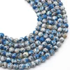 100% véritable naturel K2 jaspe Bracelet jaspe volcanique 6 8 10mm Bracelet de pierres précieuses bleu brésilien azurite femme dame bijoux