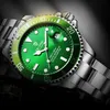 TEVISE Green Water Ghost Men Quartz Watch Kalendarz Wodoodporne zegarki biznesowe Zegar ze stali nierdzewnej RELOJO Mascuino261s