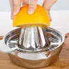 Utensili portatili limone e arancia spremiagrumi manuale 304 accessori da cucina in acciaio inossidabile utensili agrumi 100% succo spremuto a mano crudo