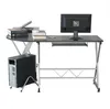 2020 Free shipping Wholesales Practice Portable L-Shaped Wood Computer Desk Black