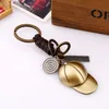 Bronze Baseball Hat Key ring I Feel about You Cap keychain bag hangs pendant Fashion Jewelry Will and Sandy drop Ship