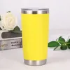 20oz Powder Coated Tumbler Car Coffee Mug StainlessSteel Outdoor Portable Cup Double Wall Travel Mug Vacuum Insulated286U