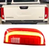 2PCS LED TAILLIGHTS 리어 램프 DRL 브레이크 라이트 NISSAN NAVARA NP300 2017 2017 2018 2019 2020 2021 용 테일 라이트