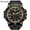 New Smael Relogio Men's Sports Watches LED CHRONOGROGraph armbandsur Military Watch Digital Watch Good Gift for Men Boy D285p