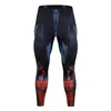 Leggings da uomo / Pantaloni skinny Hero ad asciugatura rapida Pantaloni elasticizzati per bodybuilding fitness 3D