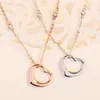 Collane con ciondolo Classic Love Heart S925 Designer Gioielli in argento sterling 925 Regalo A06 per le donne