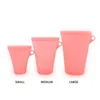 Silicone Food Storage Containers 3pcs/set Fresh Bowl Fridge Organizer Reusable Stand Up Fruit Vegetable Cup Bags LJJO7127