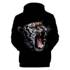 Tiger 3D Hoodies meninos/meninas/crianças Novo impressão de moda Husky Husk