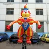 Marionnette de Clown gonflable de Performance de défilé drôle 3.5m Figure de dessin animé marchant sauter le Costume de Joker pour le spectacle de cirque