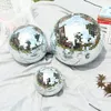 Decorações de Natal Amawill 6 Pcs bola ornamentos 3cm 5 cm mini disco espelho decoração de árvore xmas festa favor e presente 8d1