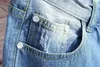 Stylista mody dżinsowej 2019 Zagniarni dziury proste dżinsowe szorty męskie letnie stylistyczne szorty