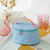 Women Fashion Flamingo Cosmetic Bag Lady Flamingo Flamingo Handbag Travel Travel Travel Make Up Flamingo Cosmetic Organizer Case Estuche Organizador