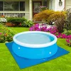 Inflatable Swimming Pool Cover Cloth Mat Wear-resistant Swimming Pool Mat PVC Dust Cover Thickening Foldable Ground Cloth252w