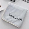 35x75cm Microfiber Embroidered Sports Towel Youthful Vitality Multicolor Towel Gym Sweat-absorbent Sports Towel