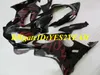 Motorcycle Fairing kit for Honda CBR600F4I 04 05 06 07 CBR600 F4I 2004 2007 ABS Red flames black Fairings set+Gifts HY75