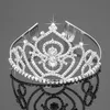 Braut-Tiaras mit Rhinestones Hochzeit Schmuck Mädchen Kopfhaare Geburtstags-Party Performance Pageant Crystal Crowns Hochzeitszubehör ZH-047