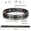 Therapeutic Energy Healing Bracelet Titanium Steel Magnetic Therapy Bangle Bracelets FO 272a