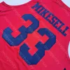 2020 Yeni Dayton Flyers Basketbol Jersey NCAA Kolej 33 Mikesell Kırmızı Hepsi Dikişli ve Nakış Erkekler Gençlik Boyutu