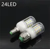 E27 E14 24W SMD5730 LED-lamp 7W 12W 15W 18W 220V 110V Graanverlichting LED-bollen Chandelier24 36 48 56 72 LED's