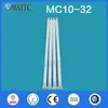 Electronic Component Plastic Resin Static Mixer MC 10-32 Mixing Nozzles For Duo Pack Epoxies (White Core)