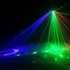 DJ DMX 4 Lente RGB Full Color Padrão Beam Laser Projetor Show de Luz Gig Party Stage Efeito de Iluminação A-X4