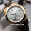 Nuovo 42mm Overseas 4500V / 110A 4500V Orologio automatico da uomo quadrante dorato Cassa in oro rosa Orologi da uomo di lusso in pelle marrone di alta qualità Watch_zone