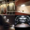 30 LED Rechargeable Closet Light Dimmable Wireless Motion Sensor LED Under Cabinet Lighting For Stair Hallway Cupboard Wardrobe Closet