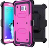 Étuis de téléphone pour Samsung S10 E S9 S8 S7 S6 A01 A02S A03S A02 avec étui résistant aux chocs, clip de ceinture, béquille Defender, housse de protection d'écran intégrée