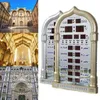 Islamische Moschee Azan Kalender Muslimisches Gebet Wanduhr Alarm Ramadan Home Decor Farbe zufällig1